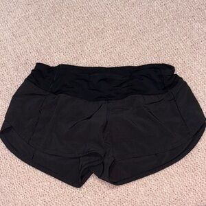 COPY - Black Lululemon Speed Up Shorts Size 4